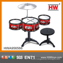 High Quality Plastic Kids Music Toy Miniature Drum Set